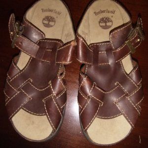 TIMBERLAND LEATHER SANDALS..... EUC